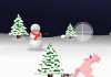 Naked Santa - Throw snowballs at naked santa before they get away