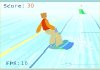 Snowboard - See how fast you can get down the hill in this sweet snowboarding game